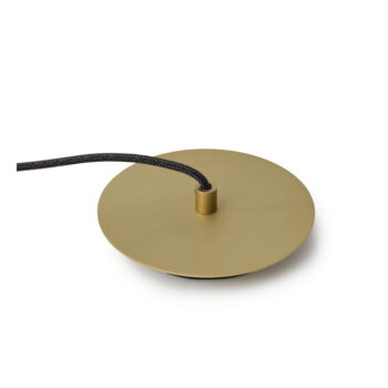 Stmievateľné závesné svietidlo v zlatej farbe so skleneným tienidlom ø 12,5 cm Loop – tala - Image 3