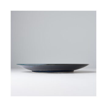 Modrý keramický tanier Mij Copper Swirl, ø 29 cm - Image 2