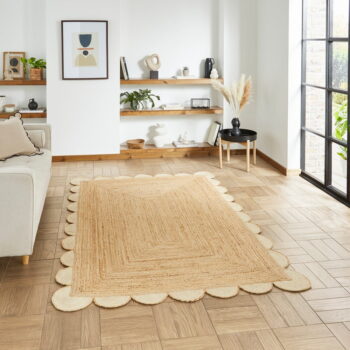 Jutový koberec v prírodnej farbe 120x170 cm Savannah Jute – Think Rugs – Obrázok 3
