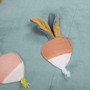 Svetlozelená detská hracia podložka Trois Petits Lapins – Moulin Roty - Image 10