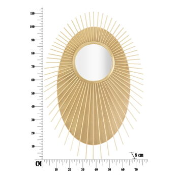 Nástenné zrkadlo Mauro Ferretti Glam Eye, 75 × 110,5 cm – Obrázok 9