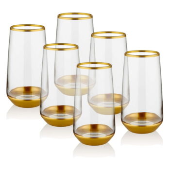 Súprava 6 pohárov Mia Glam Glod, 380 ml – Obrázok 2