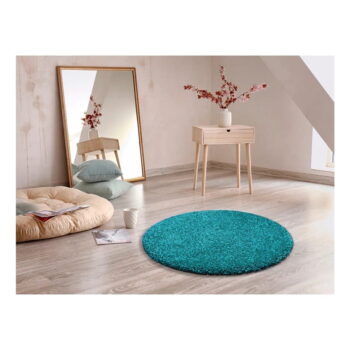 Modrý koberec Universal Aqua Liso, ø 80 cm - Image 2