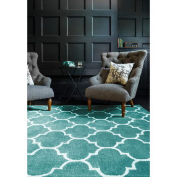 Modrý ručne tkaný vlnený koberec 120x170 cm Albany – Asiatic Carpets - Image 2