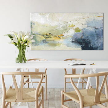 Obraz s ručne maľovanými prvkami 140x70 cm Alight – Malerifabrikken – Obrázok 2