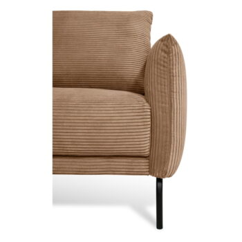 Svetlohnedá menčestrová pohovka 212 cm Venray – Scandic - Image 4