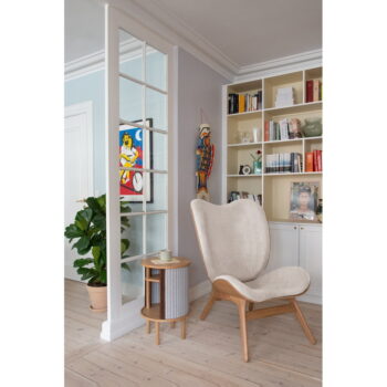 Okrúhly odkladací stolík z dubového dreva ø 38 cm Audacious – UMAGE - Image 3