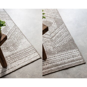 Krémovo-hnedý vonkajší koberec 200x290 cm Gemini – Elle Decoration - Image 8
