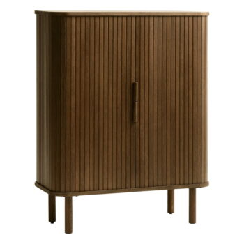 Hnedá skrinka v dekore duba s posuvnými dverami 113x90 cm Cavo – Unique Furniture – Obrázok 4