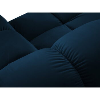 Modrá zamatová pohovka 282 cm Bellis – Micadoni Home – Obrázok 6