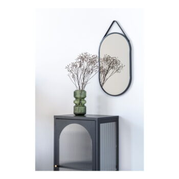 Čierna kovová vitrína 50x110 cm Adelaide – House Nordic - Image 5