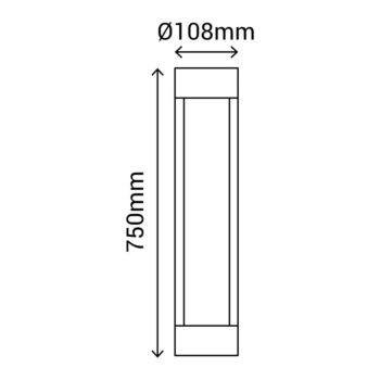 Sivá stojacia lampa SULION Nina, výška 75 cm - Image 5