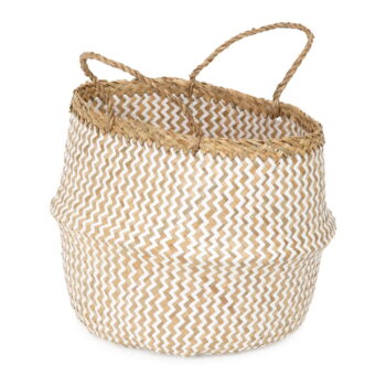 Svetlý úložný košík z morskej trávy Compactor Zic Zac, ⌀ 35 cm - Image 5