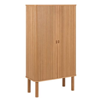 Skrinka v dekore duba s posuvnými dverami v prírodnej farbe 80x145 cm Langley – Actona – Obrázok 2