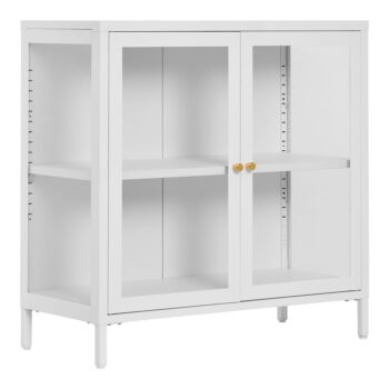 Biela kovová vitrína 80x80 cm Dalby – House Nordic - Image 2