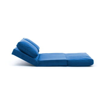 Modrá rozkladacia pohovka 120 cm Taida – Balcab Home - Image 4