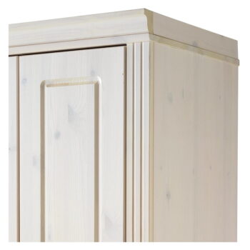 Biela šatníková skriňa z borovicového dreva 65x180 cm Anita – Støraa - Image 6