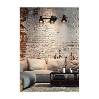 Čierne kovové nástenné svietidlo Neria - Candellux Lighting - Image 2