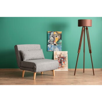 Svetlosivé kreslo Folde – Artie - Image 6