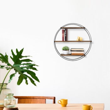 Poschodová polica zo smrekového dreva v prírodnej farbe 60 cm Tulipa – Kalune Design - Image 4