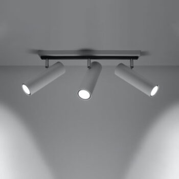 Biele stropné svietidlo 6x45 cm Mira – Nice Lamps - Image 3
