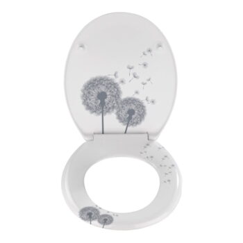 WC sedadlo s jednoduchým zatváraním Wenko Astera, 45,5 × 38 cm - Image 2