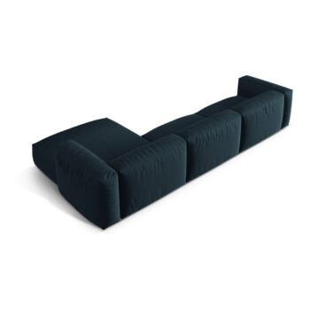 Tmavomodrá modulárna rohová pohovka (pravý roh) Martina – Micadoni Home - Image 4