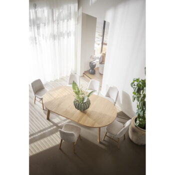 Prídavná doska k jedálenskému stolu v dekore duba 130x50 cm Glenside – Rowico – Obrázok 3