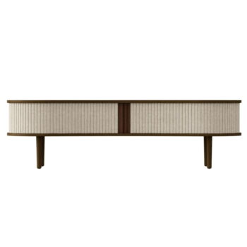 Hnedo-béžový TV stolík v dekore duba 140x40 cm Audacious – UMAGE - Image 2