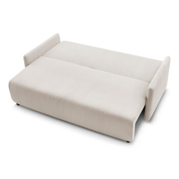 Béžová menčestrová rozkladacia pohovka 211 cm Marcel – Bobochic Paris – Obrázok 10