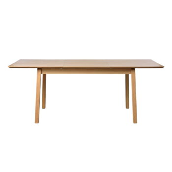 Rozkladací jedálenský stôl s doskou v dubovom dekore v prírodnej farbe 95x200 cm Bari – Unique Furniture – Obrázok 3