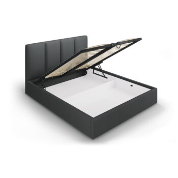 Tmavosivá dvojlôžková posteľ Mazzini Beds Juniper, 160 x 200 cm - Image 3