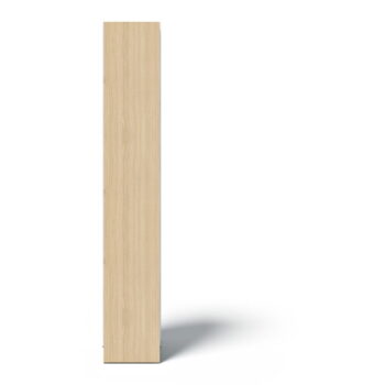 Biela knižnica v dekore duba 40x188 cm Ella - TemaHome - Image 4