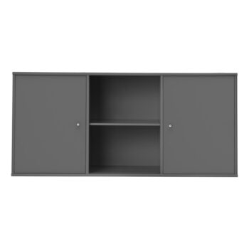 Antracitová nízka závesná komoda 133x61 cm Mistral – Hammel Furniture