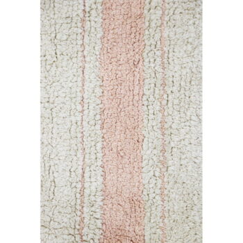 Ružovo-krémový prateľný ručne tkaný bavlnený koberec 140x200 cm Gastro Rose – Lorena Canals - Image 7