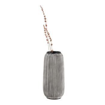 Čierno-biela váza z kameňa (výška 20 cm) – House Nordic – Obrázok 5