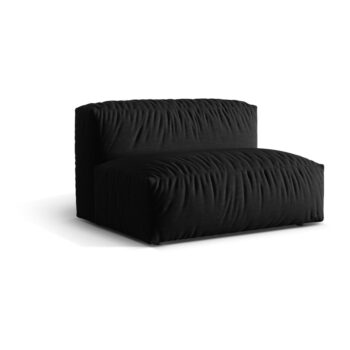 Čierny modul pohovky (stredový diel) Martina – Micadoni Home – Obrázok 2