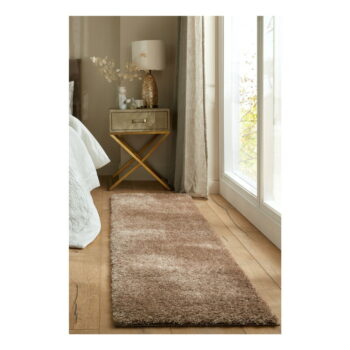 Hnedý behúň z recyklovaných vlákien 60x230 cm Velvet – Flair Rugs – Obrázok 3