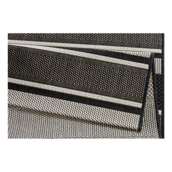 Čierný vonkajší koberec NORTHRUGS Strap, 200 x 290 cm - Image 4