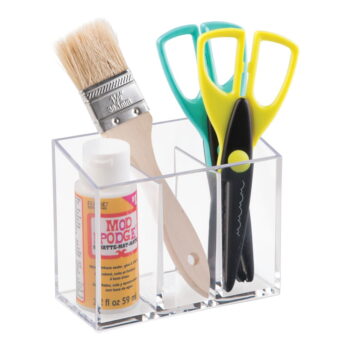 Organizér s 3 priehradkami iDesign Clarity, 13 x 6,5 cm – Obrázok 3