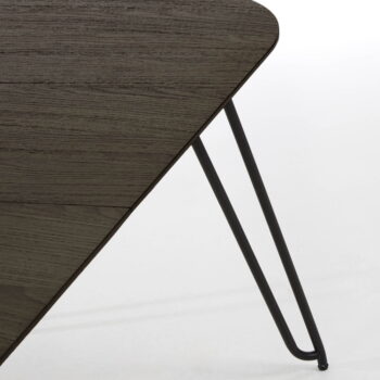 Rozkladací jedálenský stôl s doskou v dekore jaseňového dreva 90x140 cm Norfort – Kave Home - Image 10