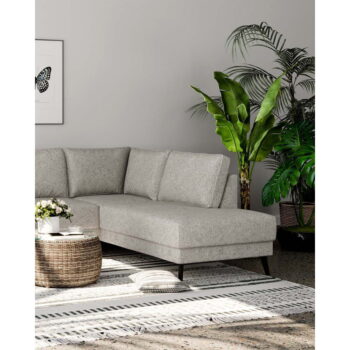 Krémovobiela rohová pohovka (pravý roh) Fynn – Ghado – Obrázok 5