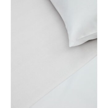 Biela napínacia plachta z bavlneného perkálu 180x200 cm Teia – Kave Home - Image 3