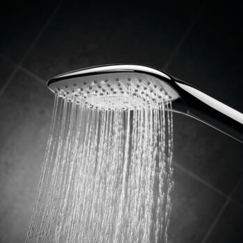 Plastová sprchová hlavica v lesklo striebornej farbe IdealRain Evo Jet – Ideal Standard - Image 4