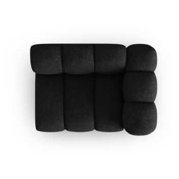 Čiernoantracitový modul pohovky (pravý roh) Lupine – Micadoni Home - Image 3