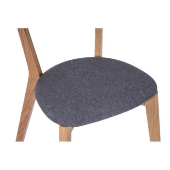 Jedálenská stolička z dubového dreva so šedým sedákom Arch - Bonami Essentials - Image 4