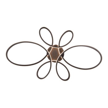 Čierne LED stropné svietidlo 45.5x83 cm Fly – Trio – Obrázok 2
