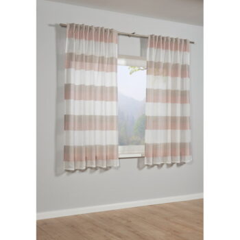 Ružová záclona 175x140 cm Etamine - Gardinia - Image 2
