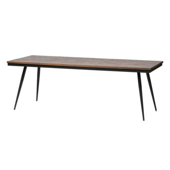 Jedálenský stôl z akáciového dreva BePureHome Rhombic, 220 × 90 cm - Image 2