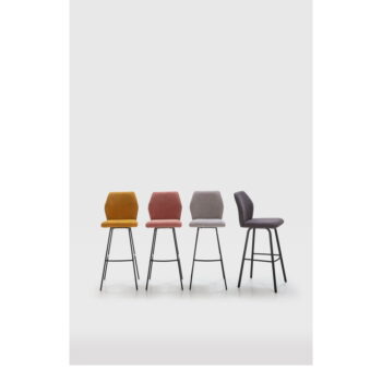 Barové stoličky v horčicovohnedej farbe v súprave 2 ks 75 cm Pol – Marckeric - Image 5